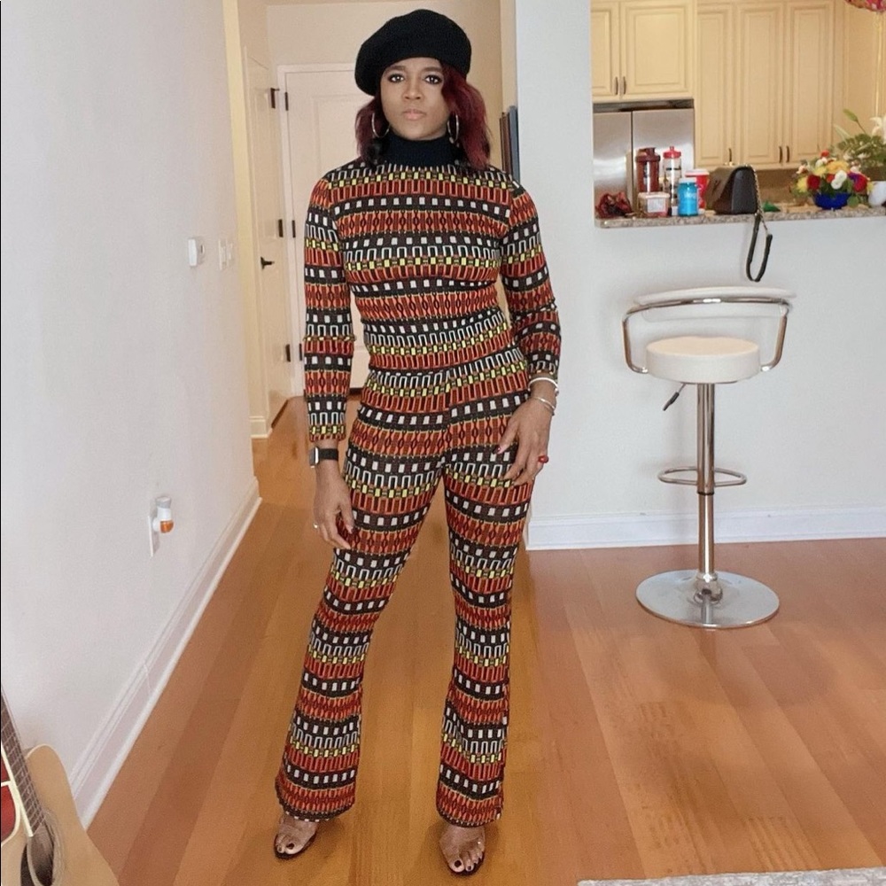 Zara Multicolor Patterned Knit Set